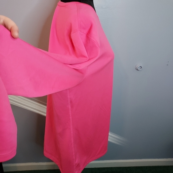 Athletic Works Size XL(16-18) Hot Pink Long Sleeve Shirt - Picture 3 of 6